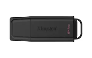 Kingston Technology DataTraveler 64GB Portable USB 3.2 Gen 1 Exodia Black