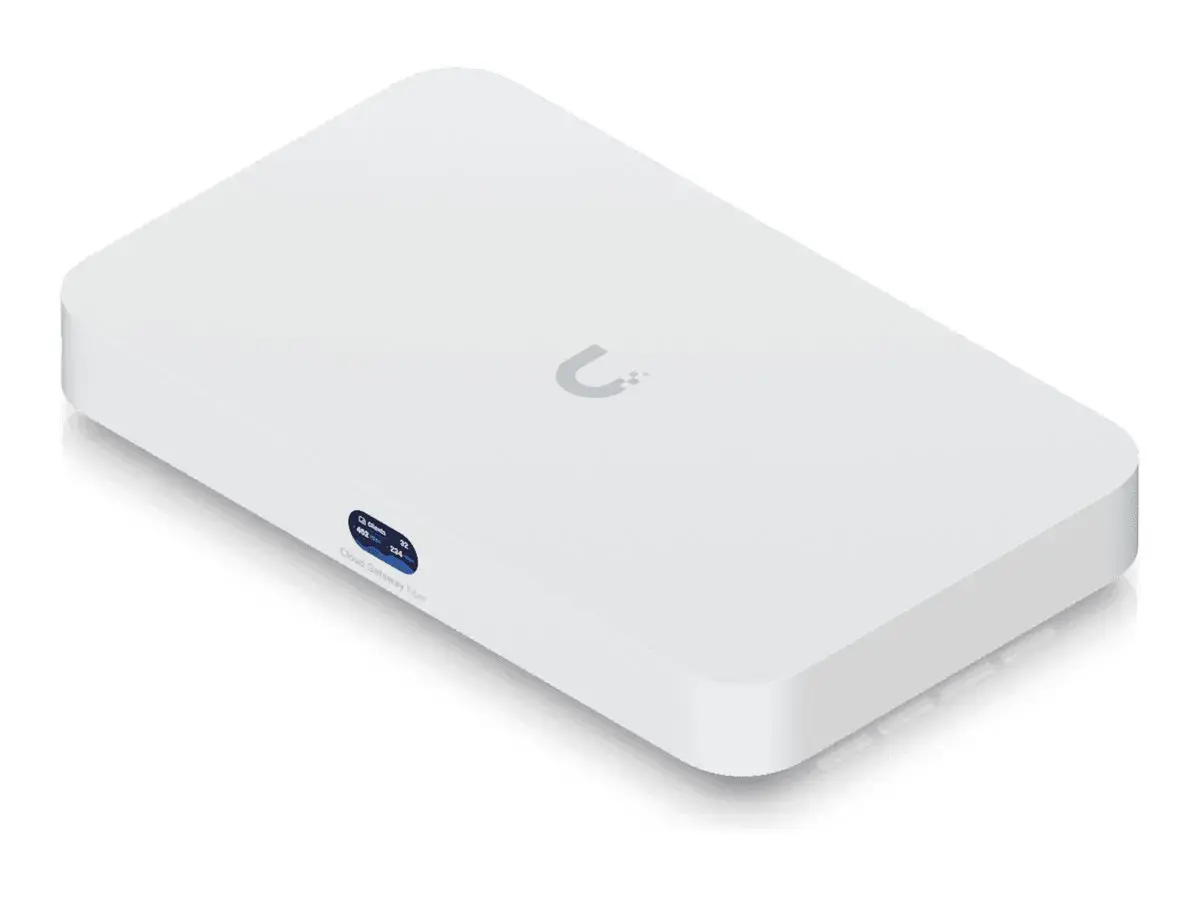 UBIQUITI CLOUD GATEWAY FIBER. DESKTOP 10G CLOUD GATEWAY WITH INTEGRATED POE SWITCH, SELECTABLE NVR STORAGE, AND FULL UNIFI APPLICATION SUPPORT (NO STORAGE)