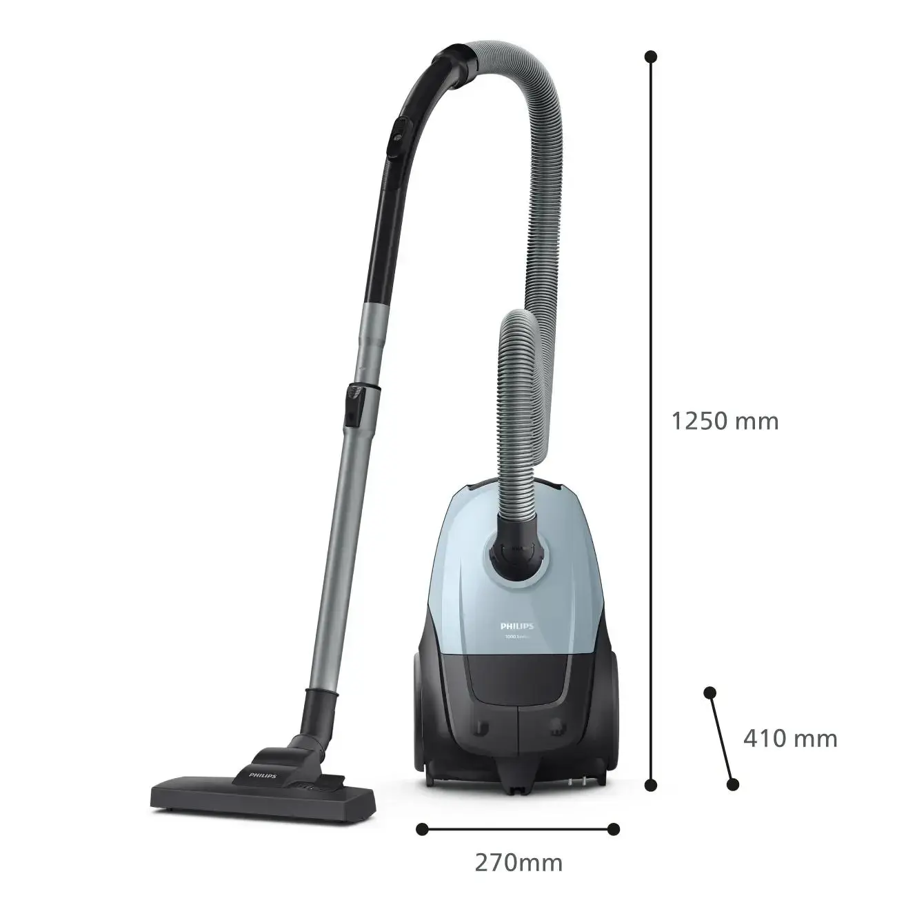 Vacuum Cleaner PHILIPS Input power 800 W Dust capacity 3 L Cylinder vacuum Cleaning type Dry Dust container Dust bag Colour Blue XD1142/10