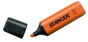Stanger Teksto žymeklis 1-5 mm, oranžinis, pakuotėje 10 vnt. 180002000