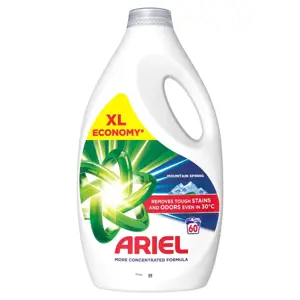 Skystas skalbiklis ARIEL Mountain Spring, 60 skalb., 2,7 l