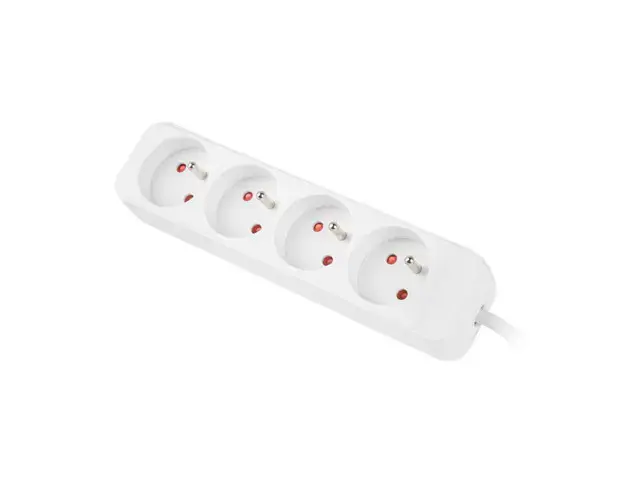 LANBERG PS0-04E-0150-W Lanberg 1,5 m baltos spalvos 4X 230 V žibinto išplėstinis PL. KABELIS IŠ VISIŠKAI VARINIO