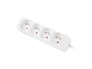 LANBERG PS0-04E-0150-W Lanberg 1,5 m baltos spalvos 4X 230 V žibinto išplėstinis PL. KABELIS IŠ VISIŠKAI VARINIO
