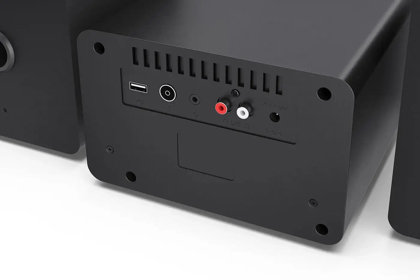 "Sharp TOKYO DAB+ HI-FI" mikrosistema, namų garso mikrosistema, juoda, 40 W, dvipusė, belaidė, DAB, FM