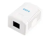 GEMBIRD NCAC-1U6-01 Gembird CAT6 UTP single port surface mount box