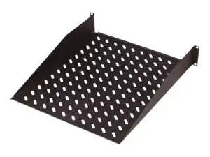 DIGITUS 19 colių padėklas sieniniam montavimui RAL9005 juodas 483x370x88mm įsk. montavimo medžiagą max 25Kg