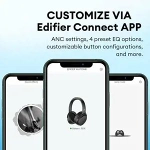 "Bluetooth" ausinės su mikrofonu Edifier WH700NB Beige