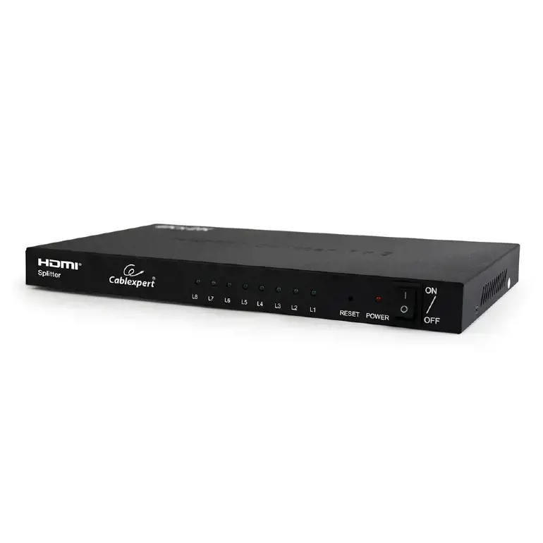 GEMBIRD DSP-8PH4-03 Gembird HDMI sąsajos skirstytuvas, 8 prievadai