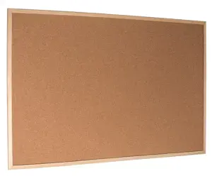 Kamštinė skelbimų lenta mediniu rėmu Esselte 120 x 90 cm