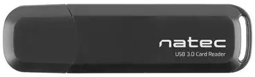 "NATEC Scarab 2" kortelių skaitytuvas USB 3.0 SD/mikro SD juodas