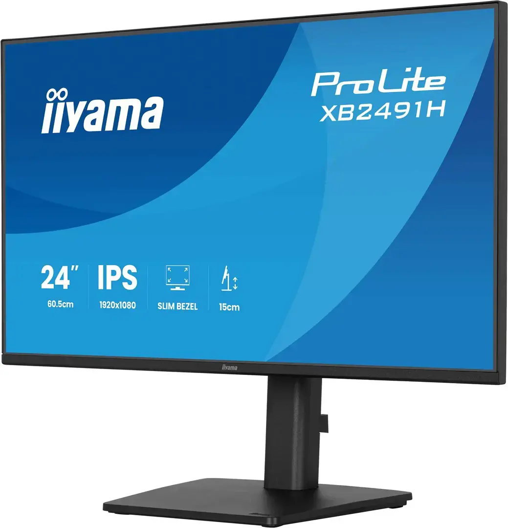 iiyama ProLite XB2491H-B1 computer monitor 60.5 cm (23.8") 1920 x 1080 pixels Full HD LCD Black