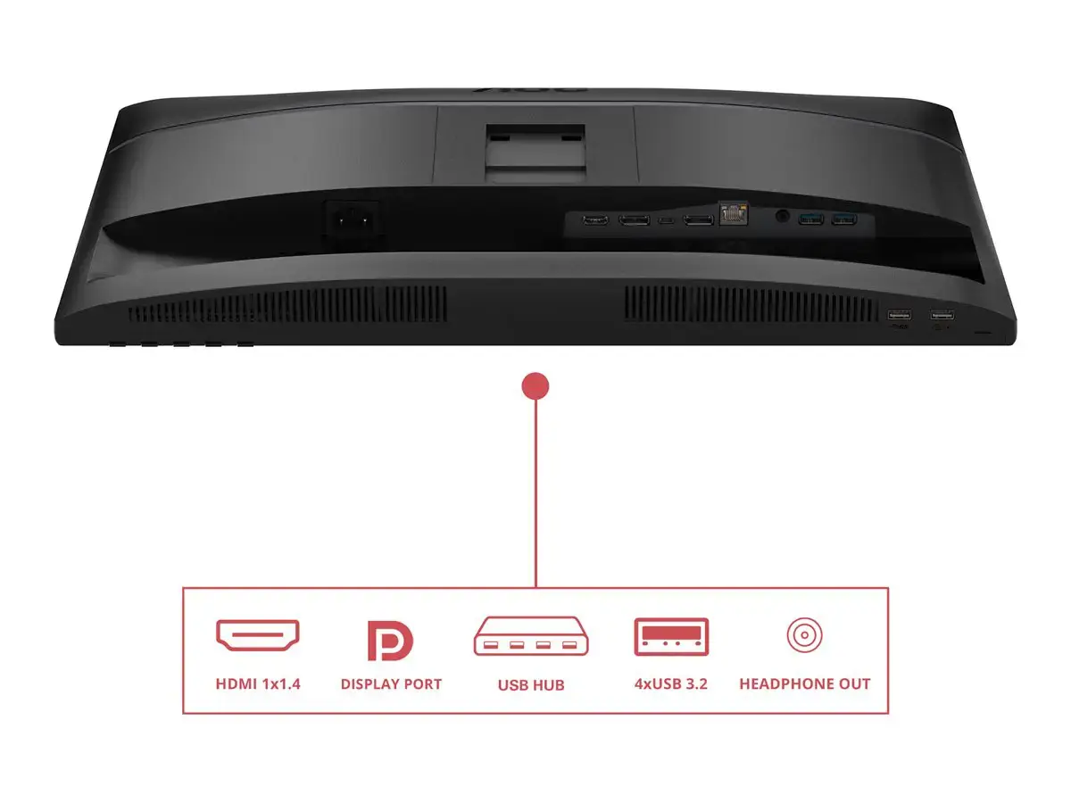 AOC 24E4CV | 23.8 " | IPS | FHD | 16:9 | 120 Hz | 4 ms | 1920 x 1080 pixels | 300 cd/m² | Black