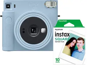 Momentinis fotoaparatas Fujifilm instax Square SQ1 + instax square 10 vnt., Mėlyna