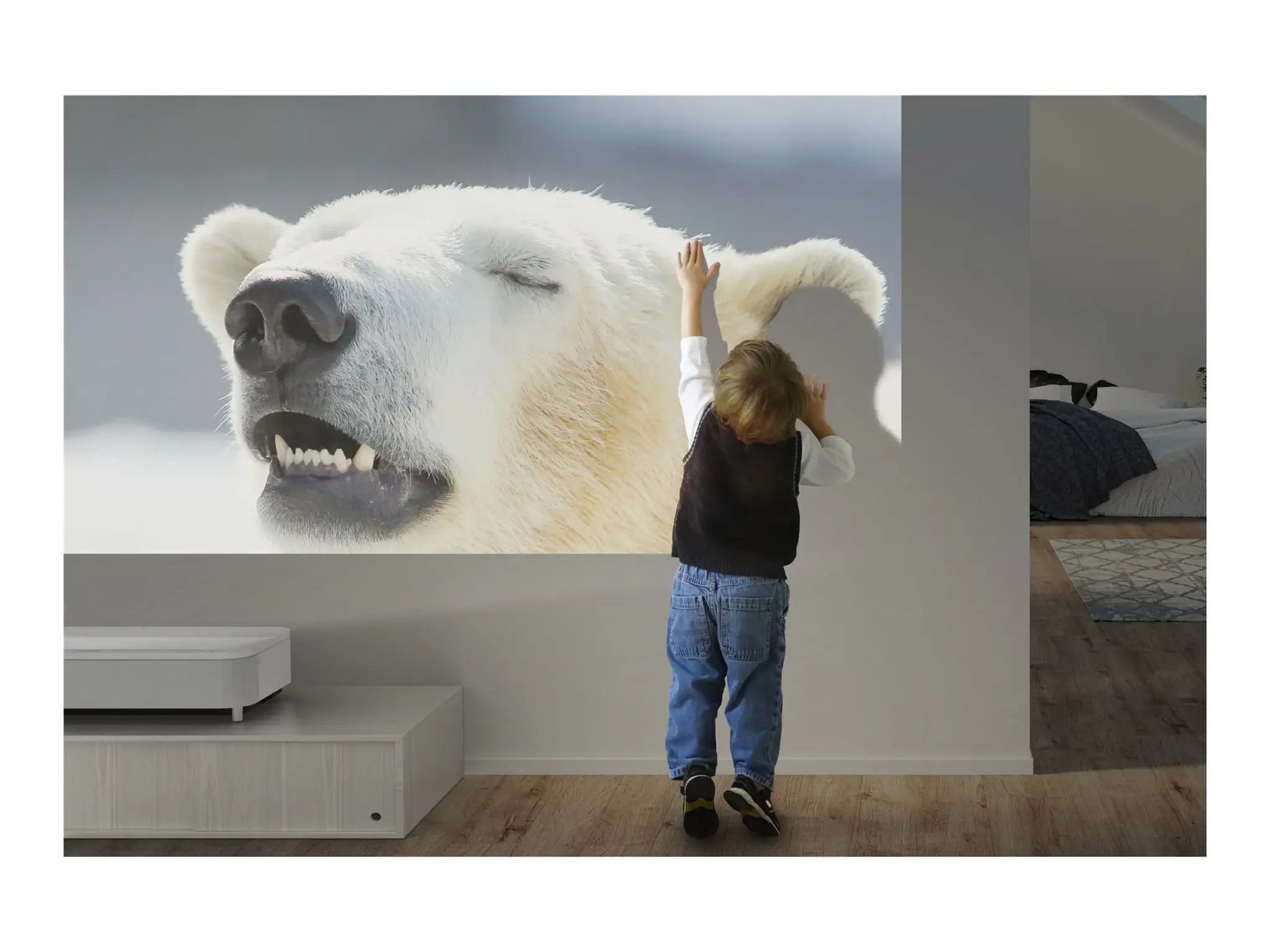 "Epson EH-LS800W", 4000 ANSI liumenų, 3LCD, 4K+ (5120x3200), 2500000:1, 16:9, 2032 - 3810 mm (80 - 150")