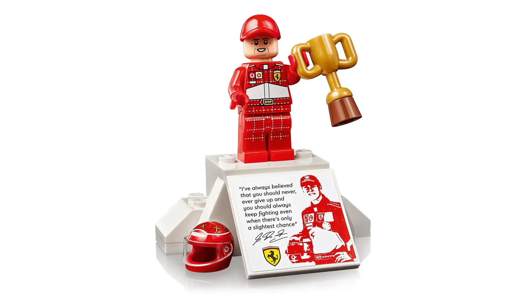 LEGO ICONS 11375 Ferrari F2004 & Michael Schumacher