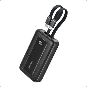POWER BANK USB 20000MAH BLACK/USB-C+LIGHTNING A1681G11 ANKER
