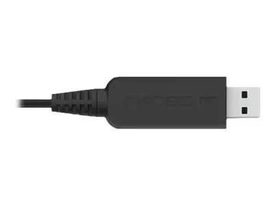 "Koss" ausinės CS195 USB laidinės, "On-Ear", su mikrofonu, A tipo USB, juodos spalvos