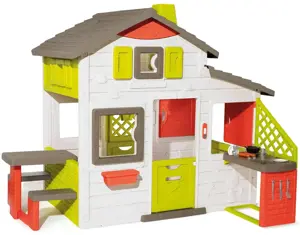 SMOBY Neo Friends sodo namelis su virtuve ir stalu