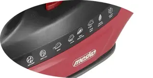 "Mesko Iron MS 5031" garų lygintuvas, 2400 W, nuolatinis garas 40 g/min, garų stiprinimo našumas 70 g/min, raudonos/juodos spalvos