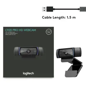 "LOGITECH C920 HD Pro" interneto kamera USB, juoda