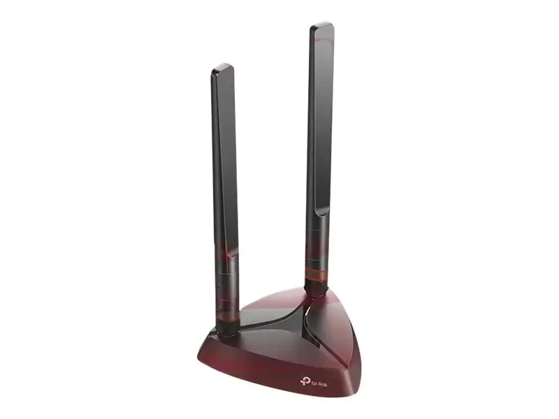 TP-Link Archer TX3000E, vidinis, belaidis, PCI Express, WLAN / Bluetooth, 2402 Mbps, juodas, raudonas