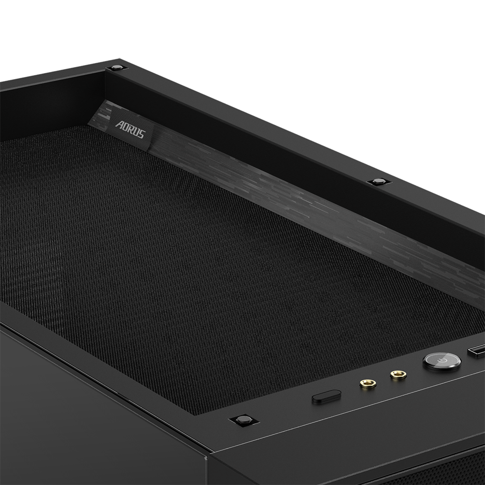 GIGABYTE GB-AC500G ST, Midi Tower, PC, Black, ATX, EATX, micro ATX, Mini-ITX, Glass, Plastic, Steel, Gaming