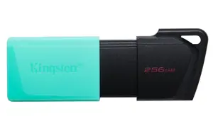 "Kingston" 256GB "DataTraveler Exodia M" USB slankmačio dangtelis USB 3.2 Gen2, turkio spalvos