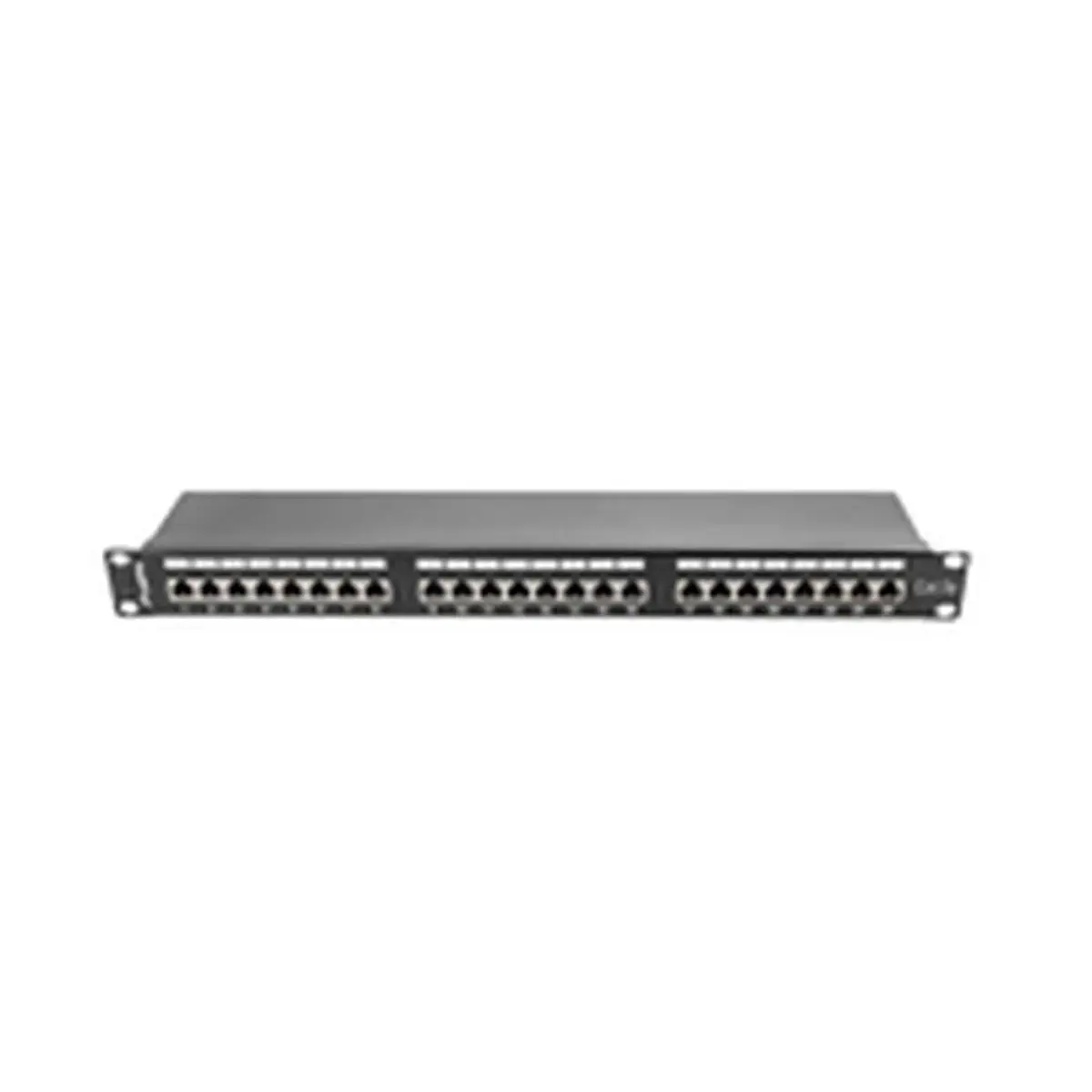 LANBERG PPS5-1024-B Lanberg Patch Panel 24 prievadų 1U, kat. 5e, ekranuota, juoda