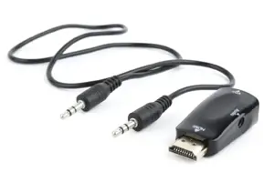 GEMBIRD A-HDMI-VGA-02 Gembird adapteris HDMI-A(M)->VGA(F) + Audio