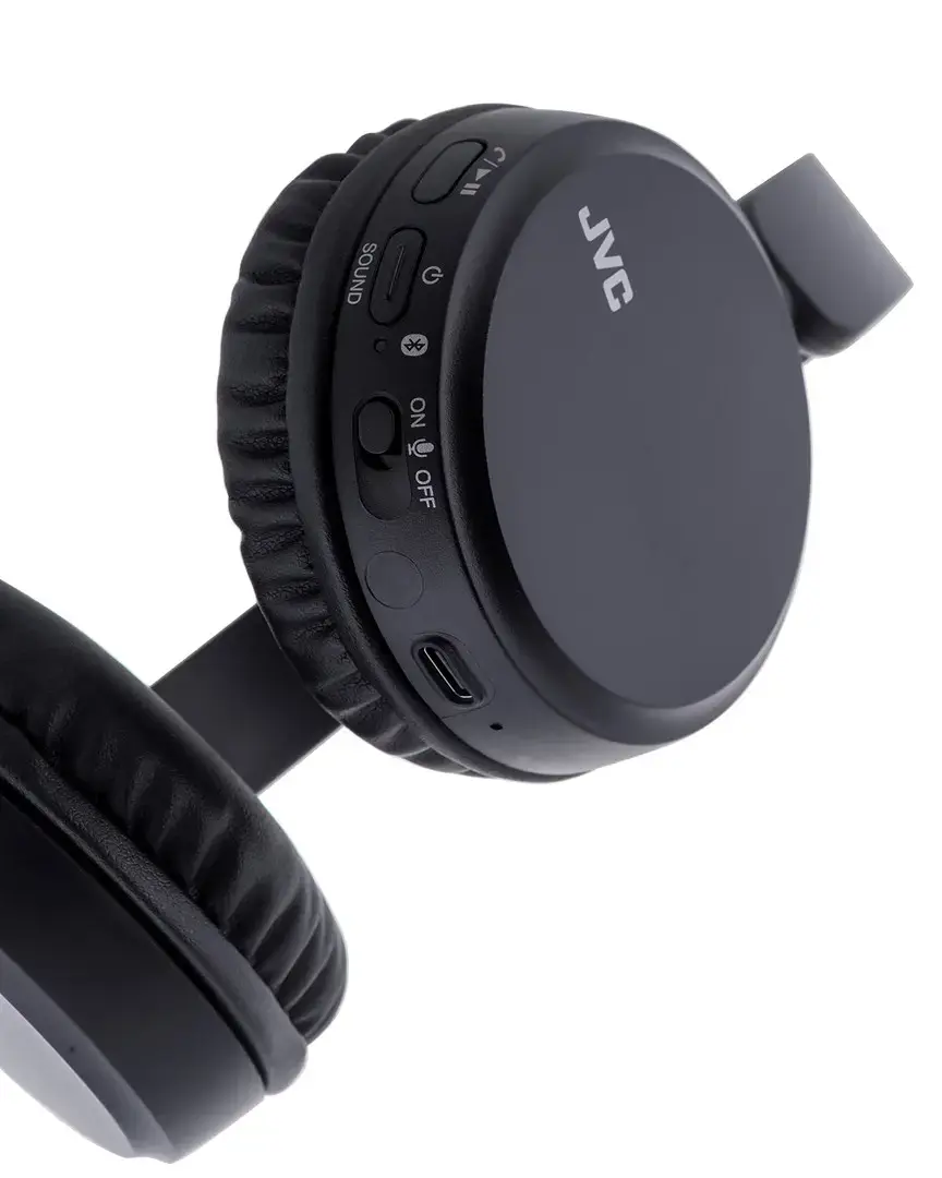 JVC HA-S36W ausinės Belaidės ausinės su ausinėmis, skirtos skambučiams ir muzikai "Bluetooth", juodos spalvos