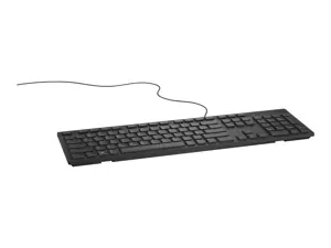 DELL KB216, pilno dydžio (100%), laidinis, USB, QWERTY, juodas