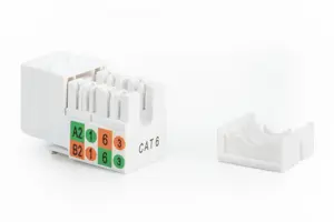 DIGITUS Keystone modulis Cat6 RJ45 neekranuotas kabelis, montuojamas per LSA juosteles, E klasė