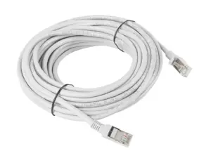 LANBERG PCF5-10CC-1000-S Lanberg Patchcord RJ45 kat. 5e FTP 10 m pilkos spalvos