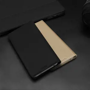 Dux Ducis Skin Pro dėklas Xiaomi Redmi Note 12 flip cover card wallet stand black