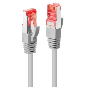 "Lindy" 10 m Cat.6 S/FTP kabelis, pilkas, 10 m, Cat6, S/FTP (S-STP), RJ-45, RJ-45