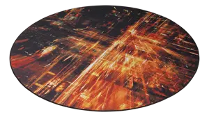 Riboto leidimo grindų kilimėlis DELTACO GAMING DFP420 110x110cm / GAM-126