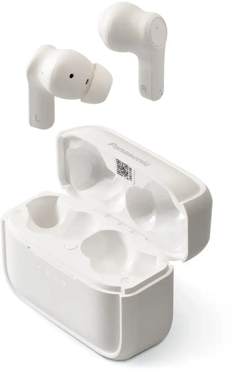 "Panasonic" belaidės ausinės RZ-B210WDE-K, baltos spalvos