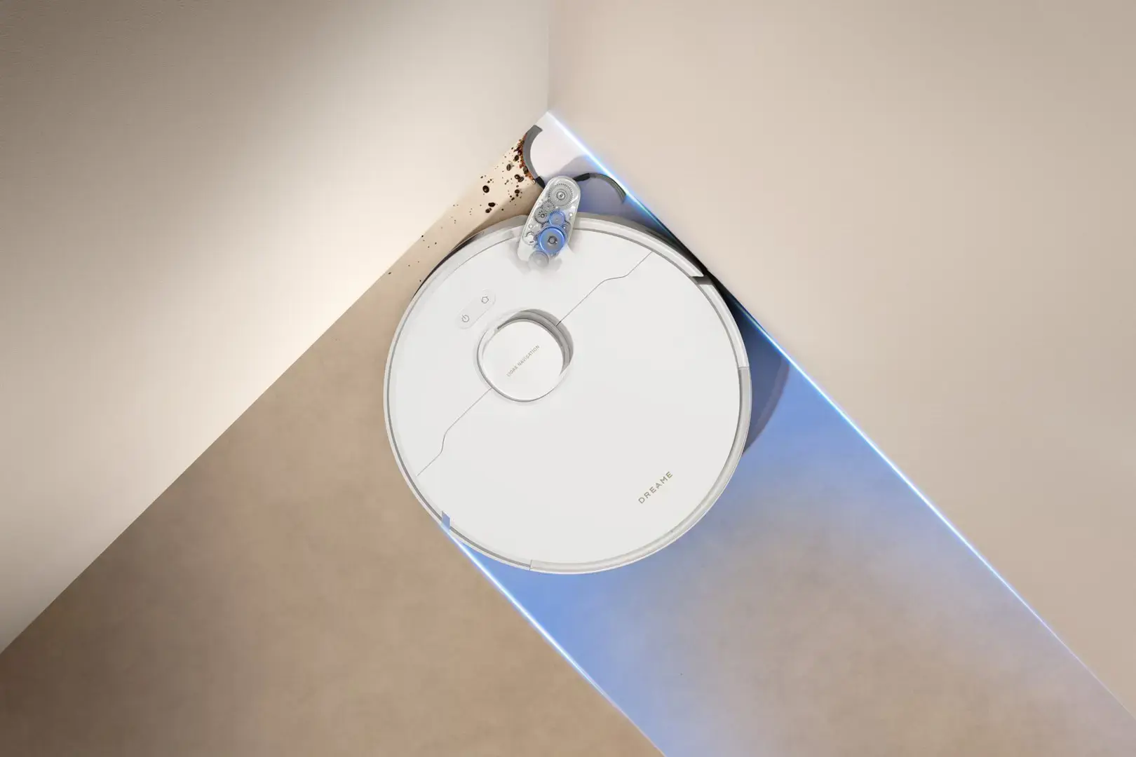 Dulkių siurblys-robotas Dreame D20 Pro Robot Vacuum Cleaner, Balta