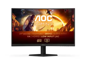 AOC C27G4ZXE | 27 " | VA | FHD | 16:9 | 280 Hz | 0.3 ms | 1920 x 1080 pixels | 300 cd/m² | HDMI ports quantity 2 | Warranty 36 month(s)