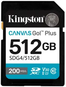 KINGSTON 512GB UHS-I SD Memory Card (Class 10, U3, V30)