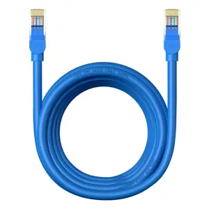 Apvalus kabelis Baseus Ethernet RJ45, Cat.6, 5 m (mėlynas)