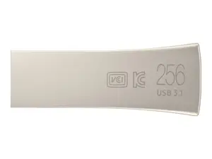 "Samsung" MUF-256BE, 256 GB, A tipo USB, 3.2 Gen 1 (3.1 Gen 1), 300 MB/s, be dangtelio, sidabrinės spalvos