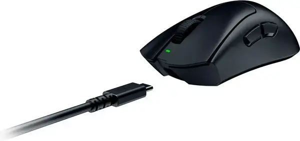 Razer DeathAdder V3 HyperSpeed Belaidė žaidimų pelė RF Wireless + USB-C, 26000 DPI, Juoda