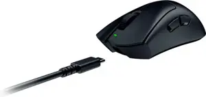 Razer DeathAdder V3 HyperSpeed Belaidė žaidimų pelė RF Wireless + USB-C, 26000 DPI, Juoda