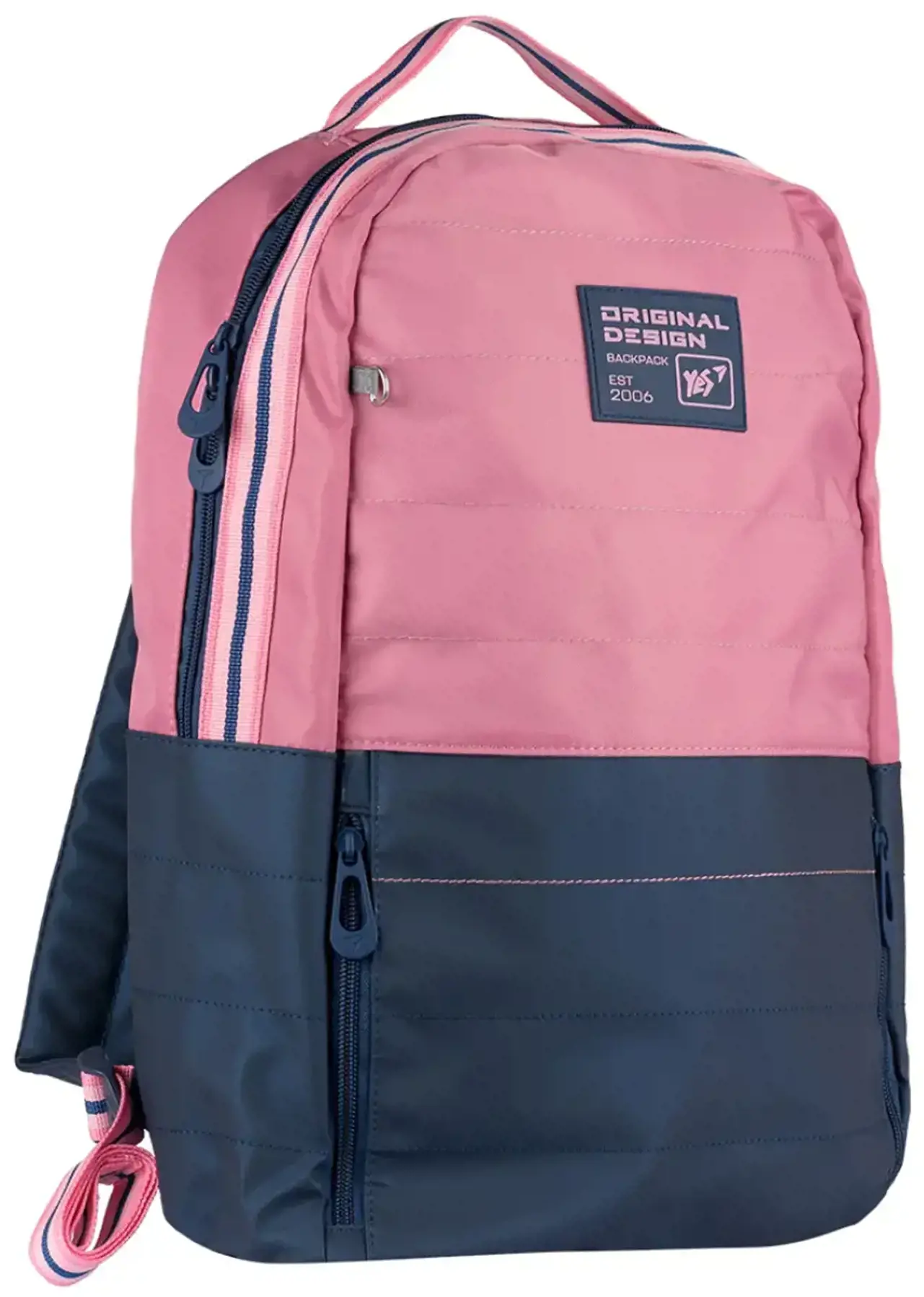 Kuprinė YES T-122 "Sense", mėlyna/rožinė,  42 х 30 х 14 cm