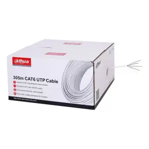 CABLE CAT6 UTP 305M WHITE/PFM923I-6UN-C DAHUA