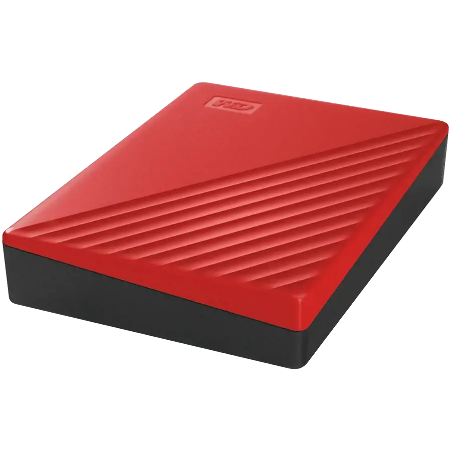Išorinis kietasis diskas WD My Passport (4 TB, USB 3.2) Raudonas