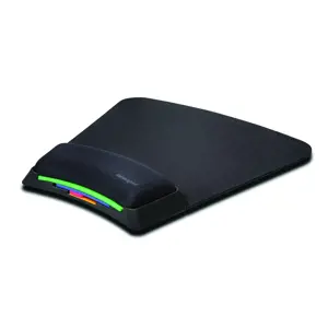 Kensington SmartFit® Mouse Pad, Black, Monochromatic, Wrist rest, Gaming mouse pad