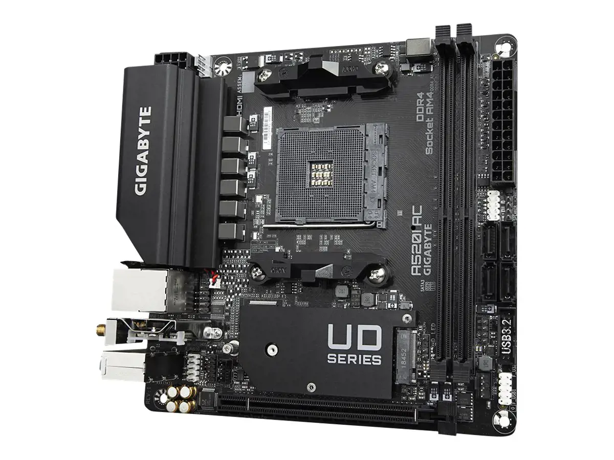 GIGABYTE A520I AC Socket AM4 AMD A520 DDR4 Micro ITX