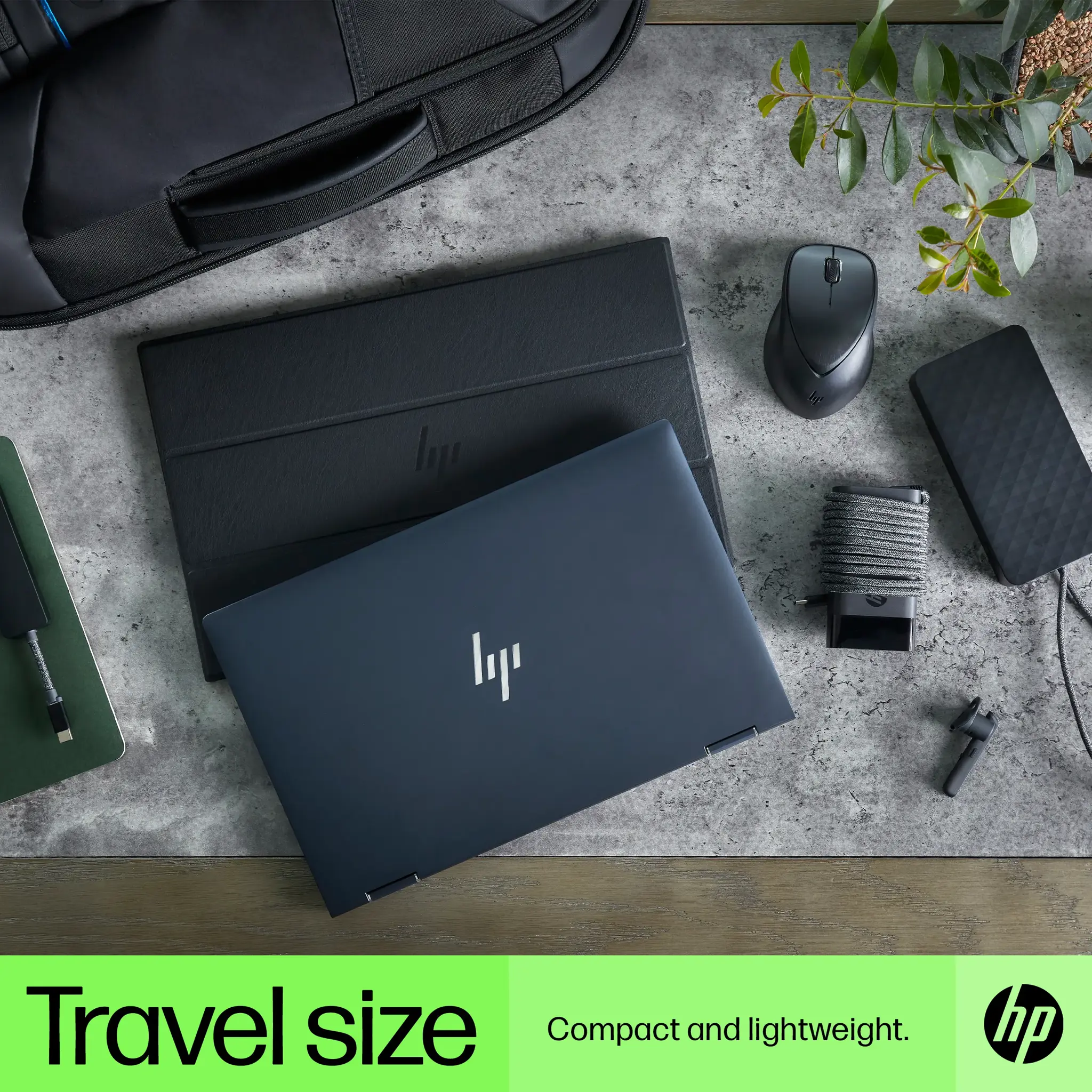 HP USB-C 65W nešiojamojo kompiuterio įkroviklis, nešiojamasis kompiuteris, vidinis, 90 V, 65 W, 5-20 V, 1,6 A
